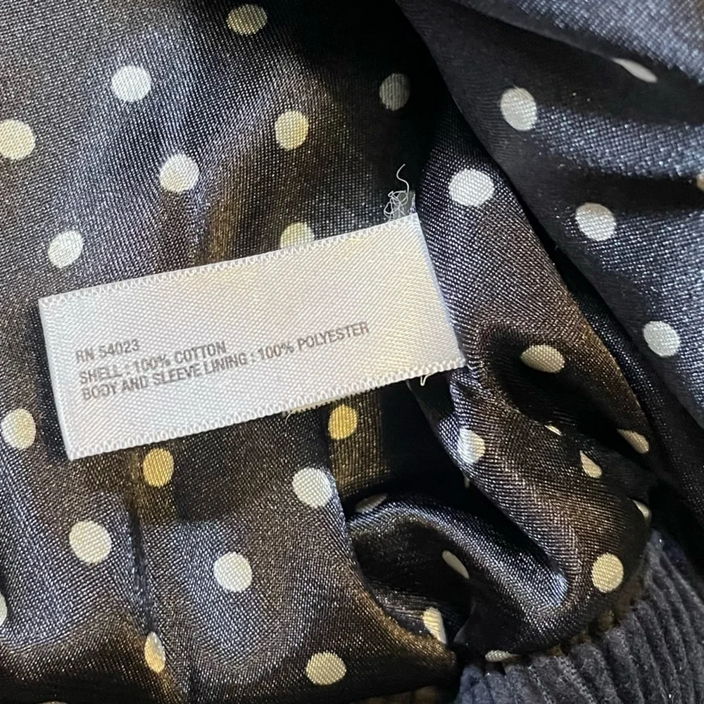Toddler Gap Black Corduroy‎ Pea Coat Jacket 3T